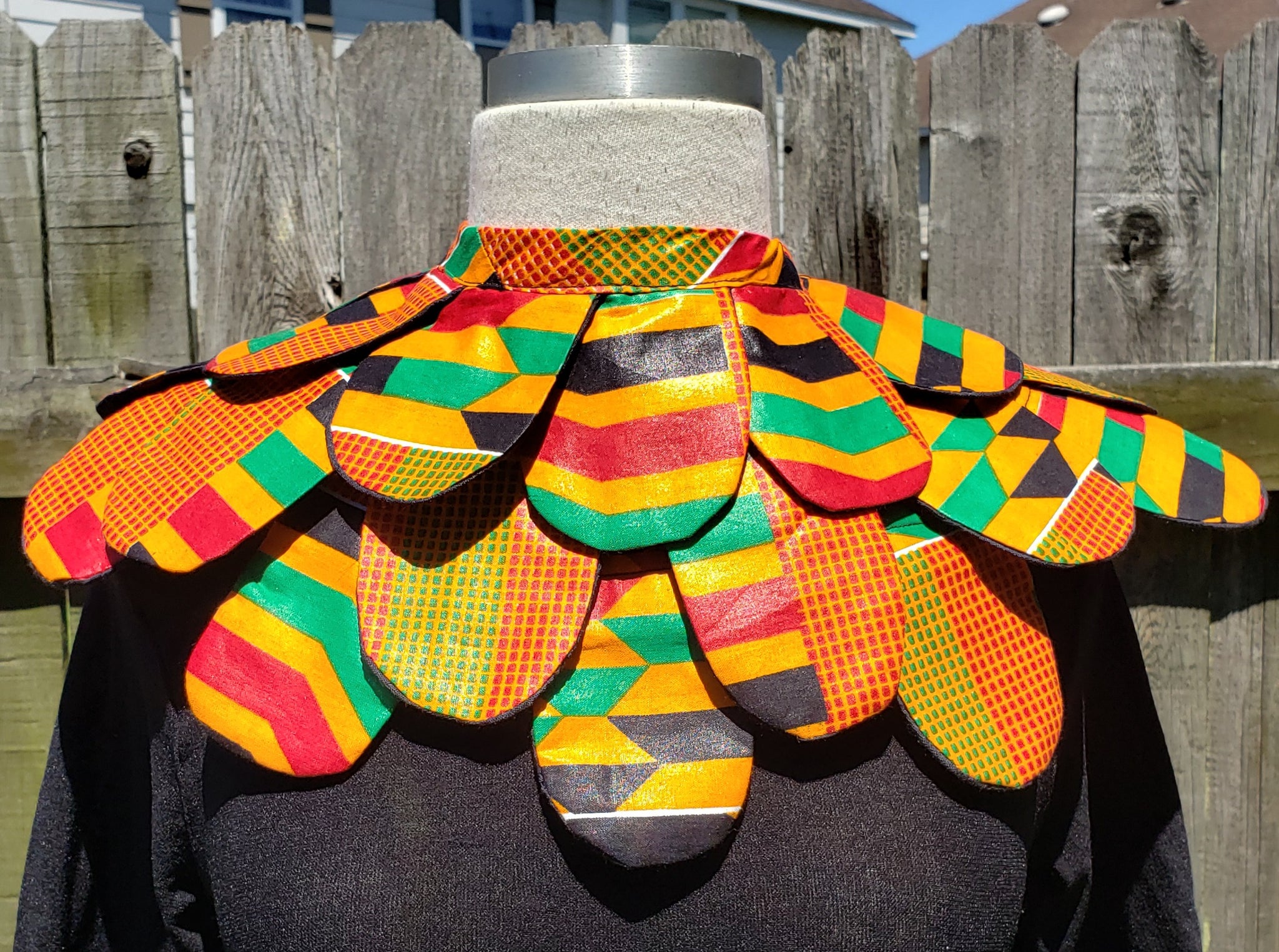 Ankara Collar Bib