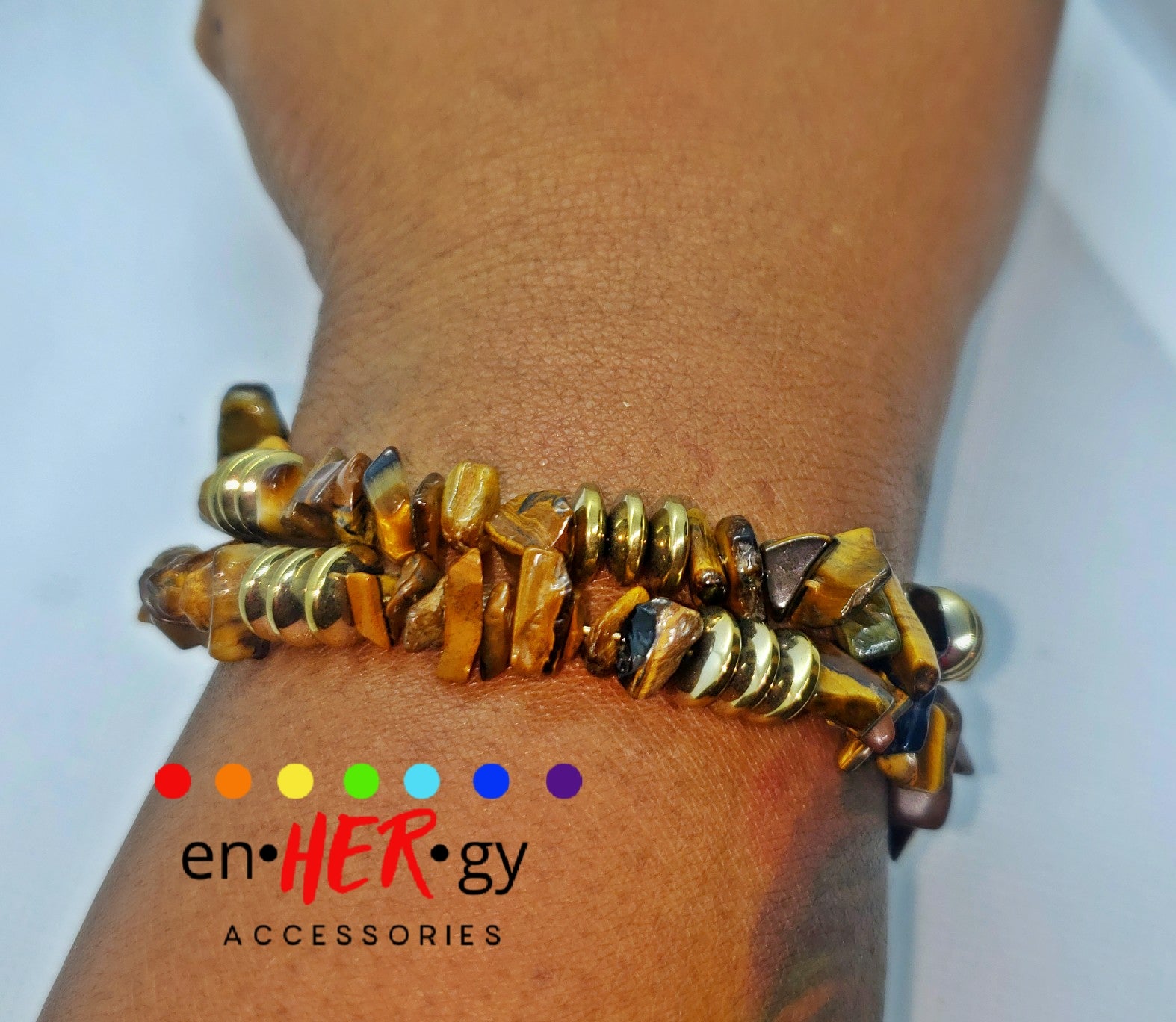 Tiger's Eye wrist wrap