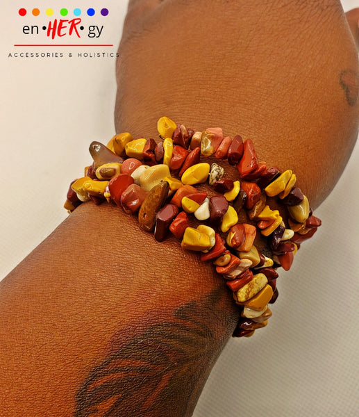 Mookaite wrist wrap